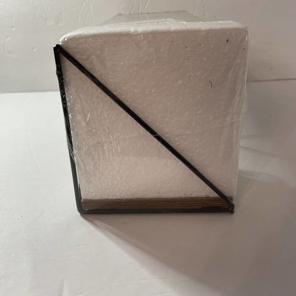 Floating Shelves Set Of 2 13” And 16” Long Pre-assembled Wood And Black Metal - Picture 2 of 9